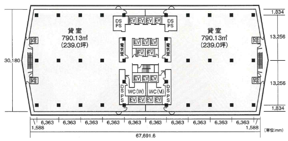 基準階平面図